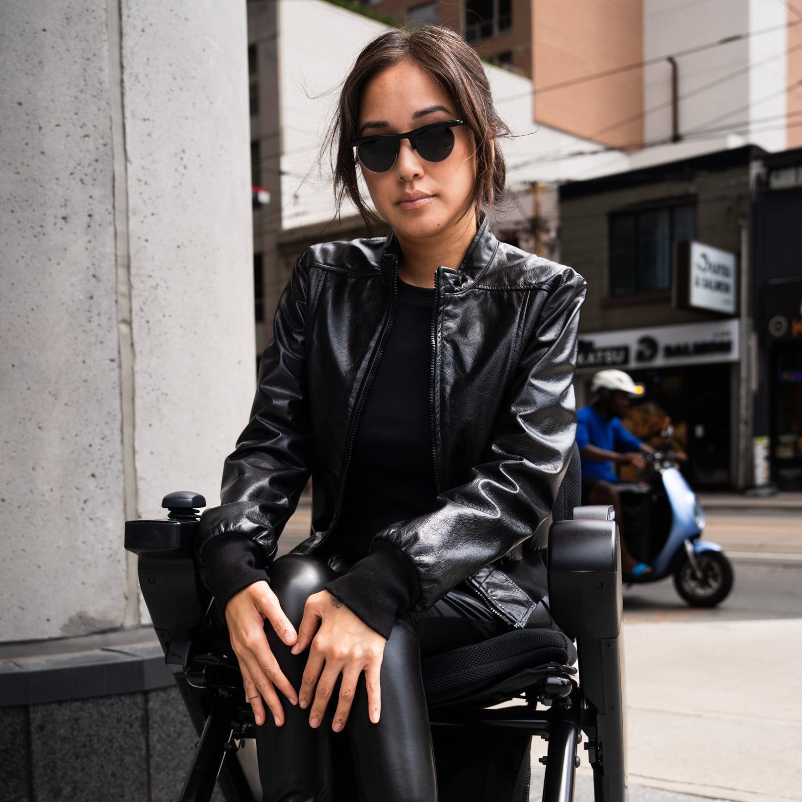 Women's Leather Bomber Jacket | Made to Order