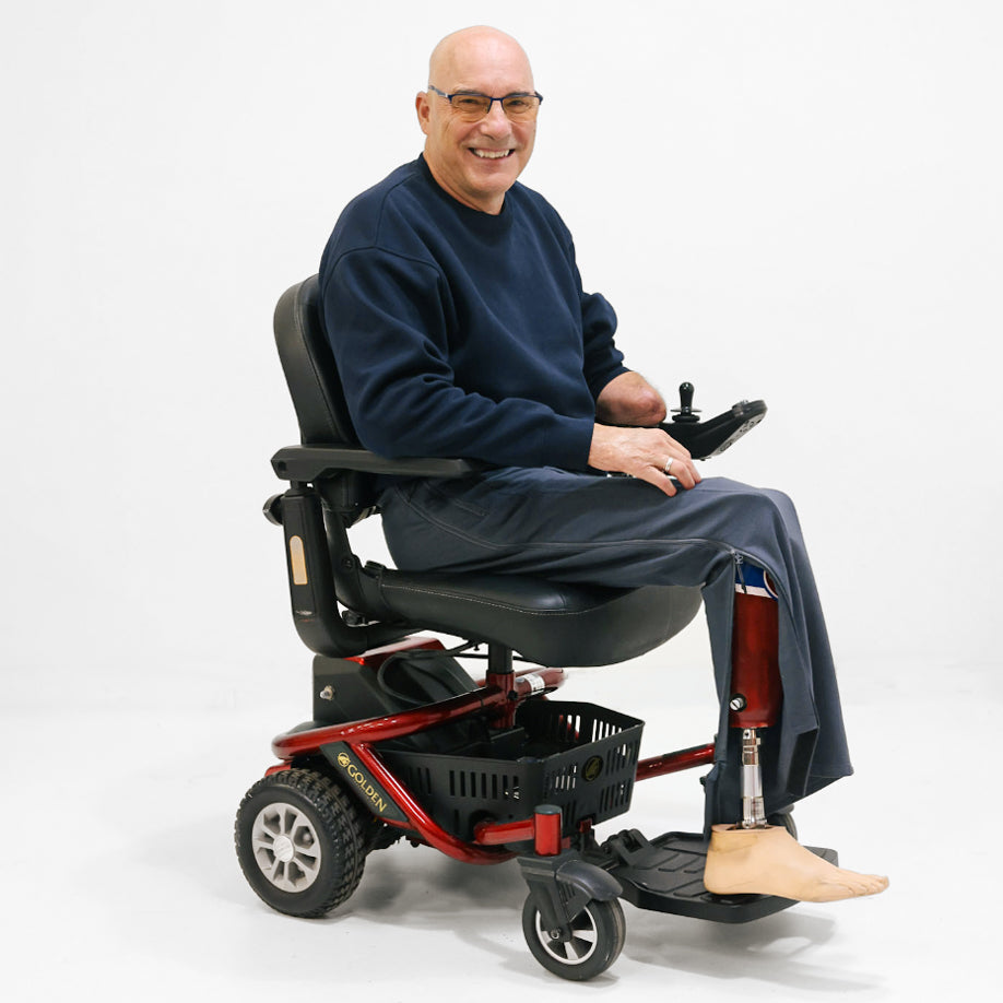 Men's Two-Way Zip Recovery & Catheter Friendly Pant