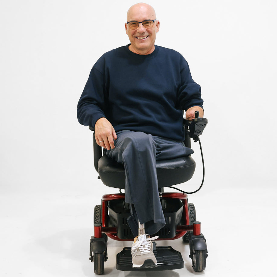 Men's Two-Way Zip Recovery & Catheter Friendly Pant