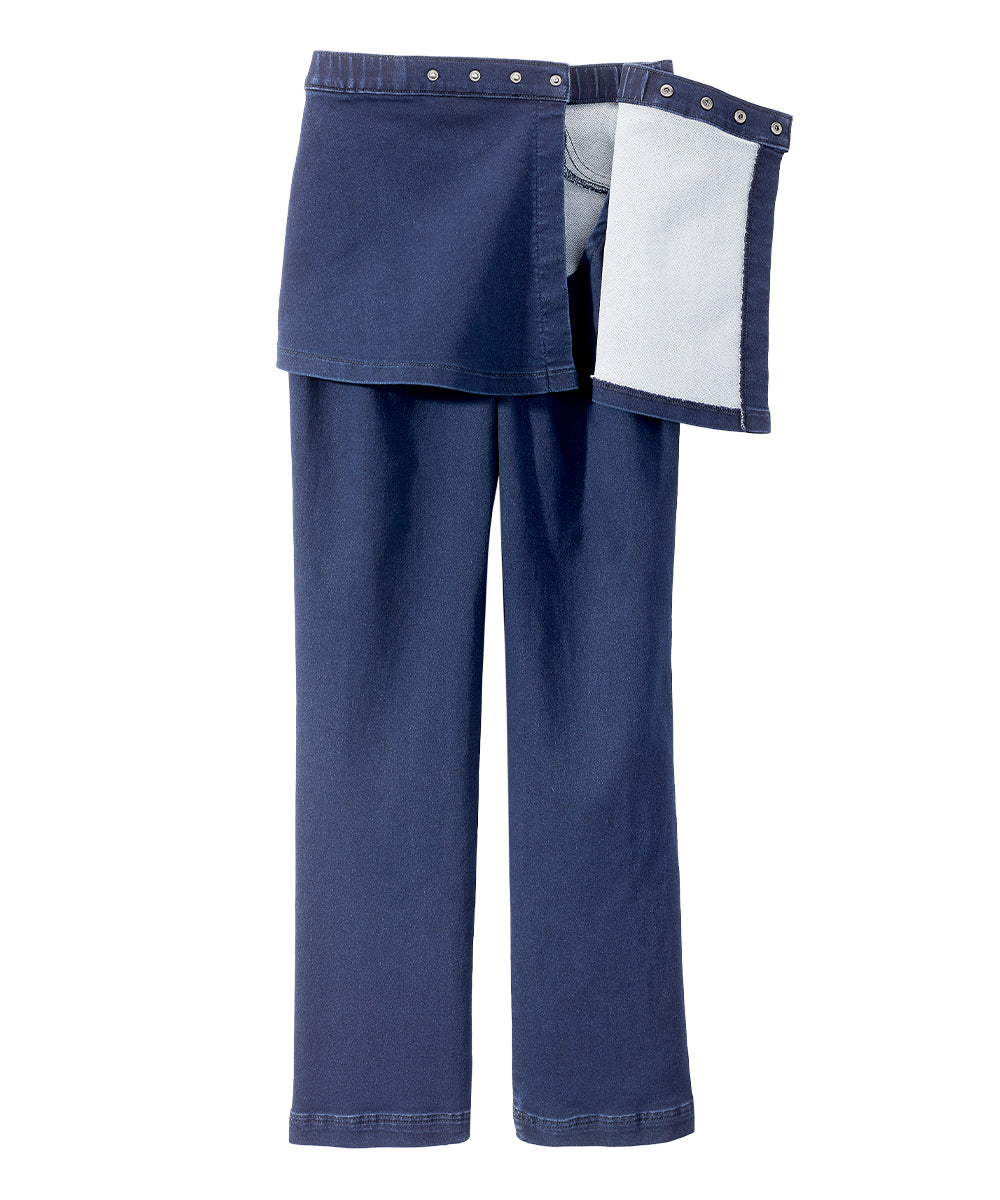 Women's Soft Stretch Open Back Jeans