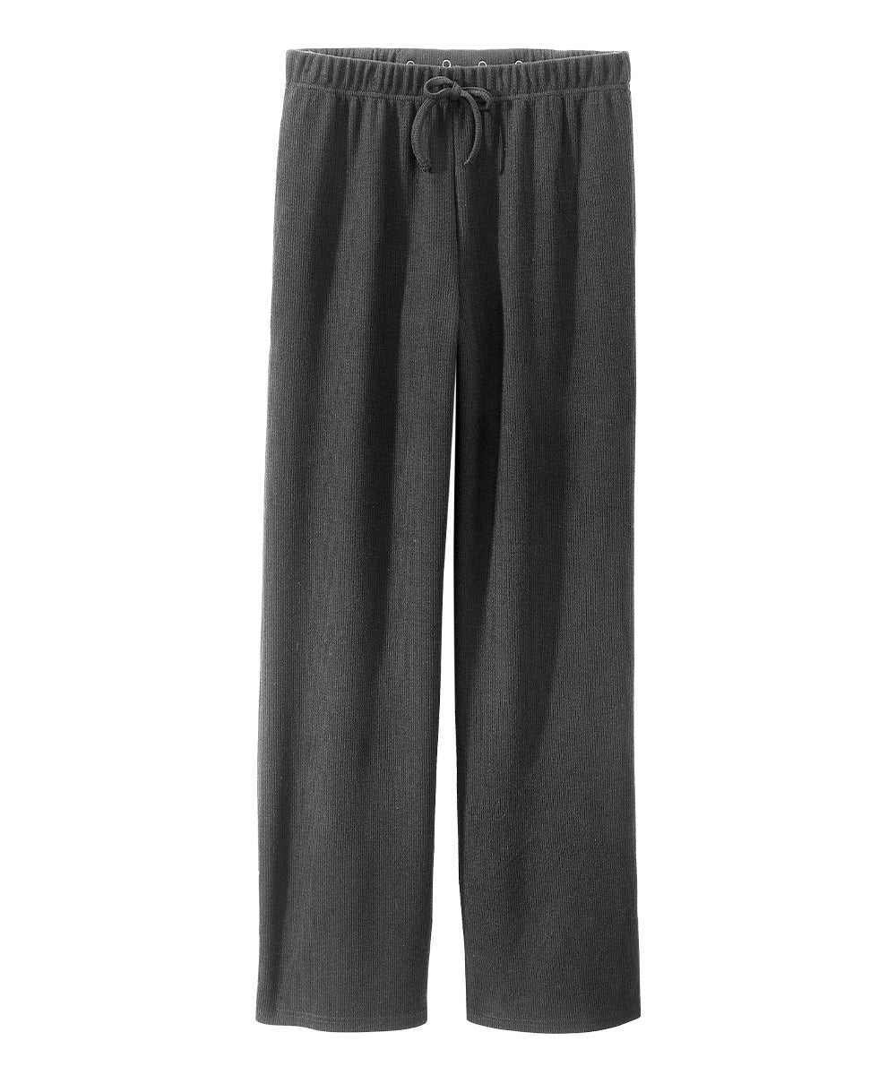 Women's Open Back Cozy Ribbed Pants