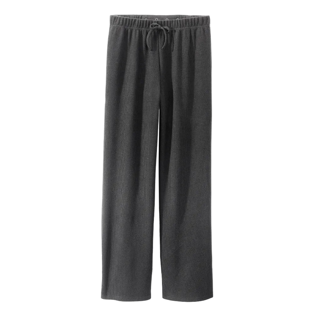 Women's Open Back Cozy Ribbed Pants