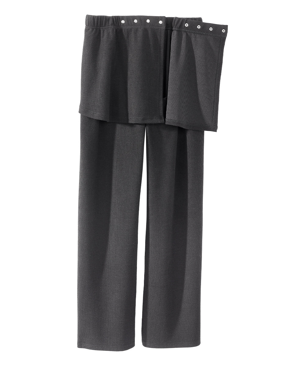 Women's Open Back Cozy Ribbed Pants
