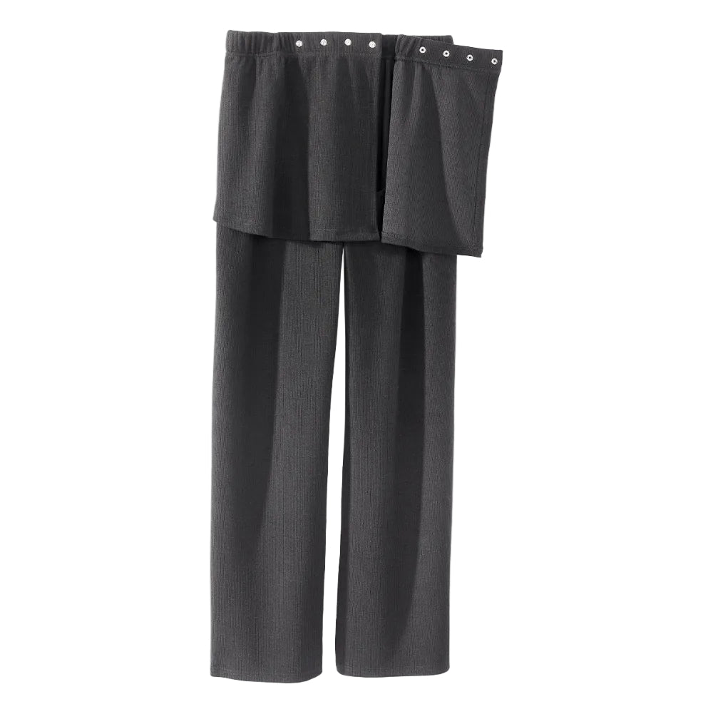 Women's Open Back Cozy Ribbed Pants