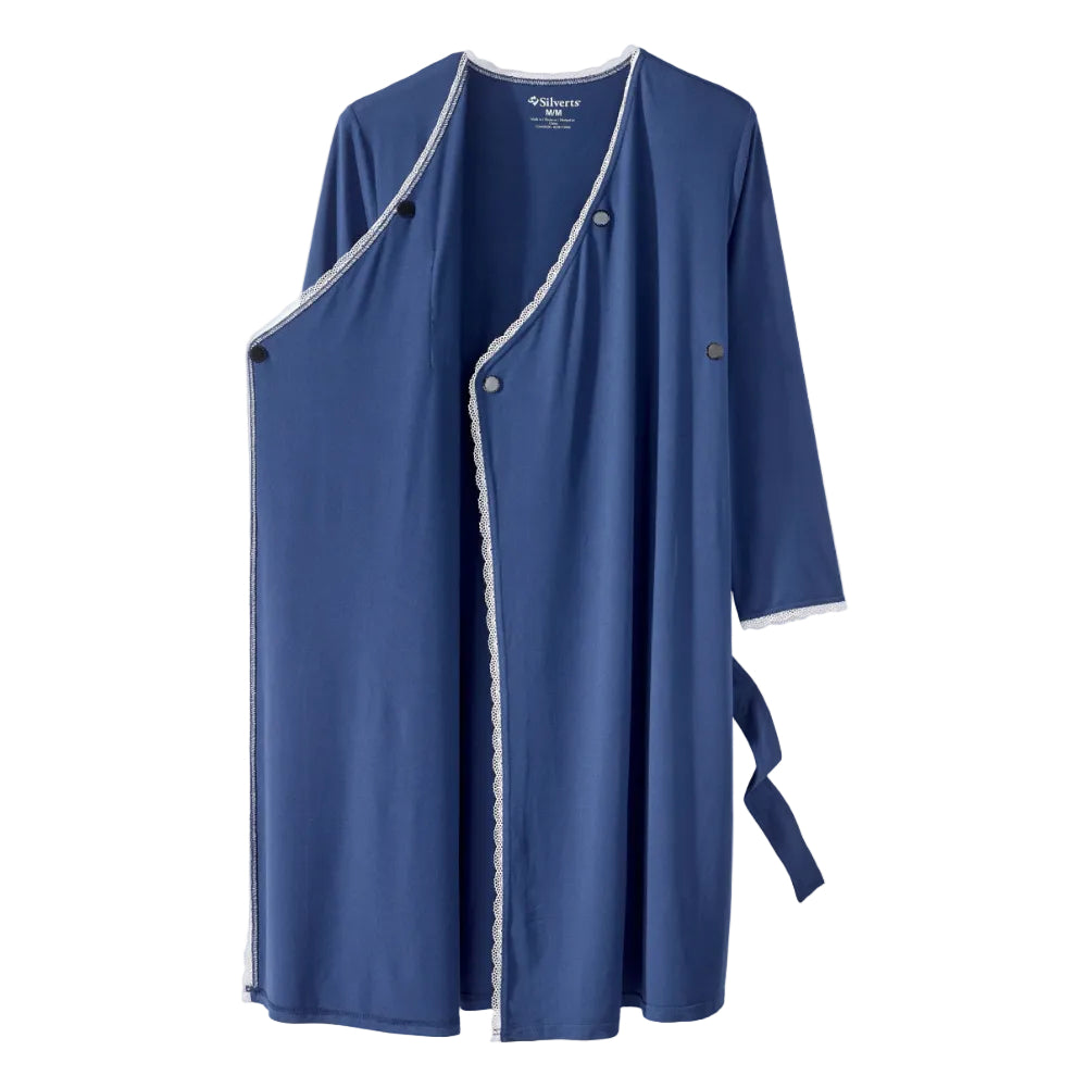 Women's Easy Wrap Nightgown/Robe