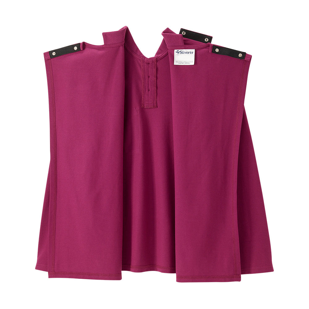 Men's Adaptive Open Back Polo Shirt with Long Sleeves