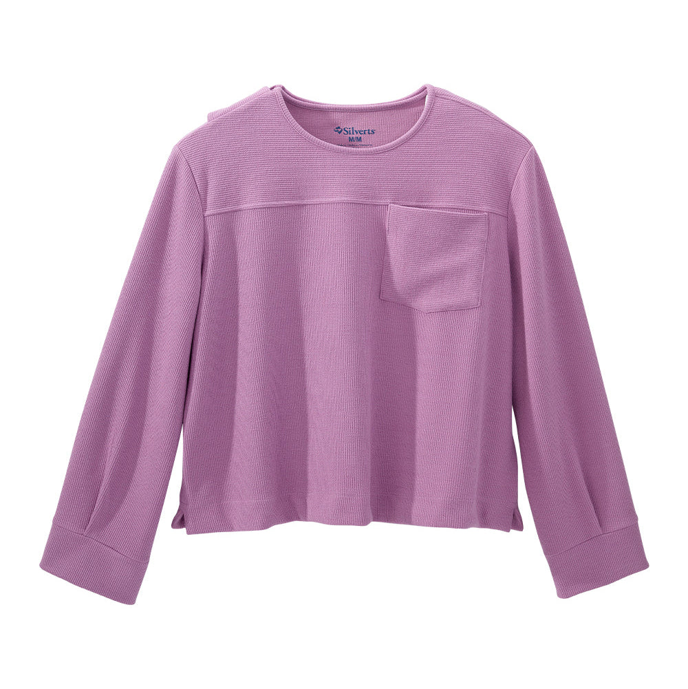 Women's Open Back Cozy Ribbed Top