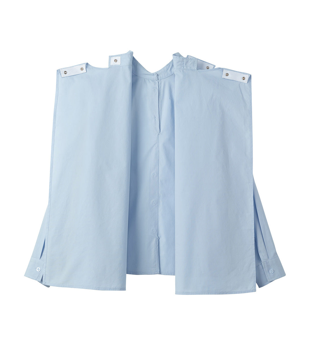 Women’s Open Back Relaxed Button Shirt