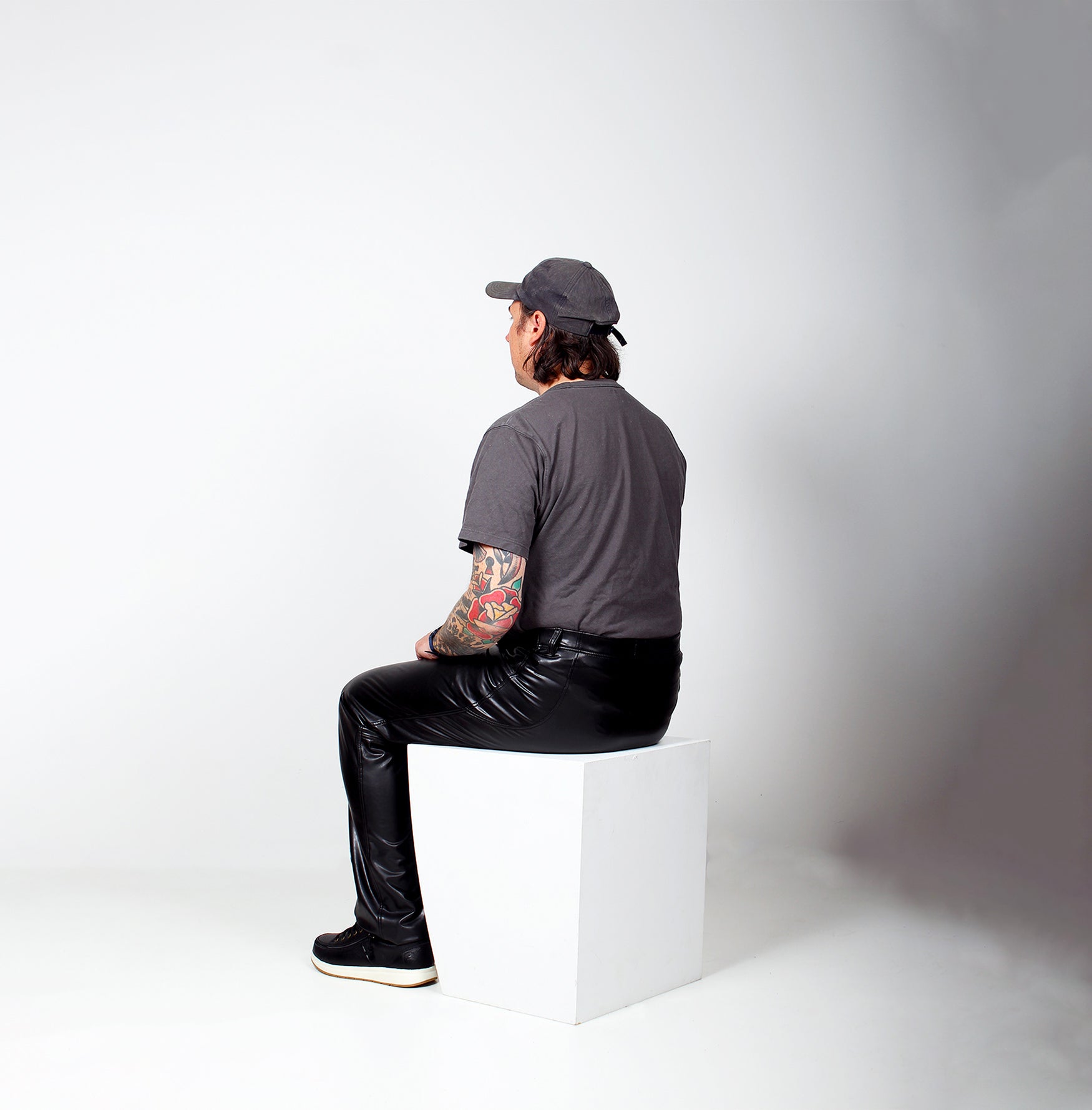 Men's GC Seamless Back Faux Leather Pant