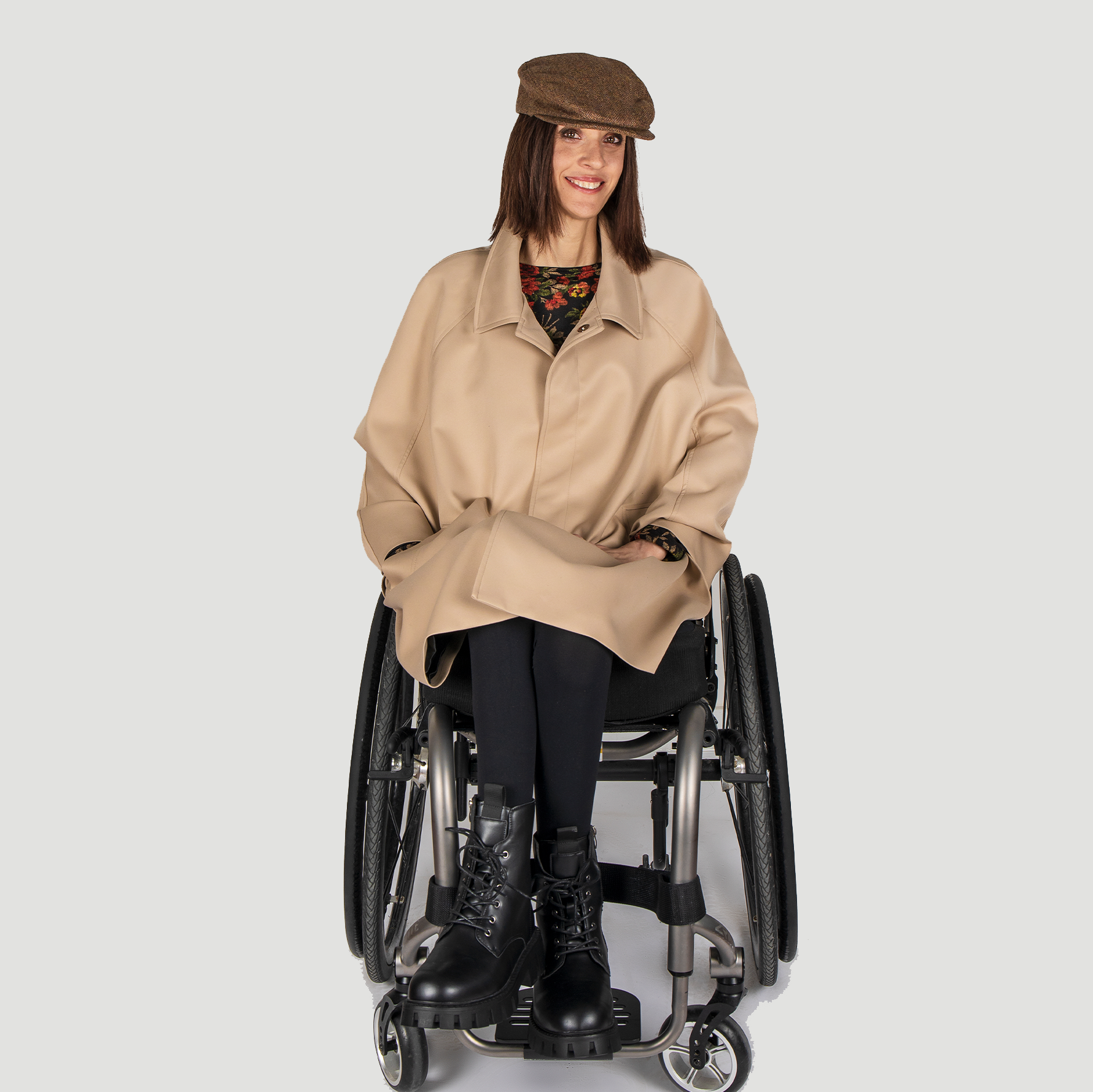 Spring Water Repellent Cape with Magnetic Closures