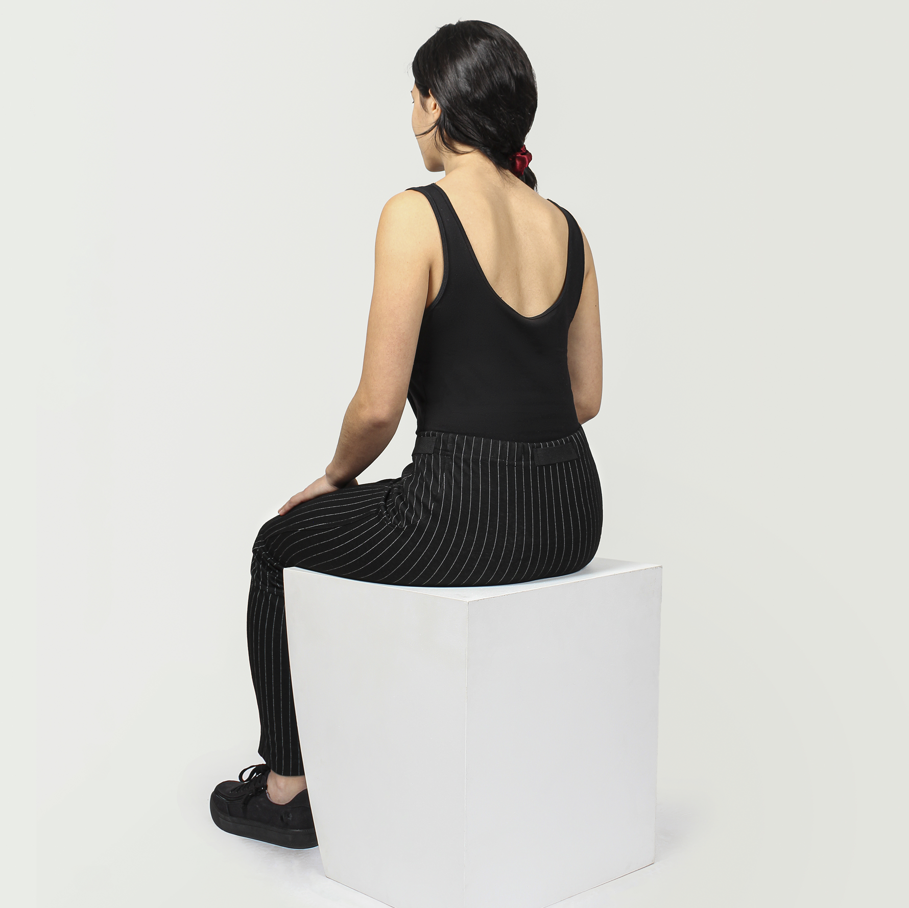 Women's Game Changer Seamless Back Pinstripe Ponte Pants