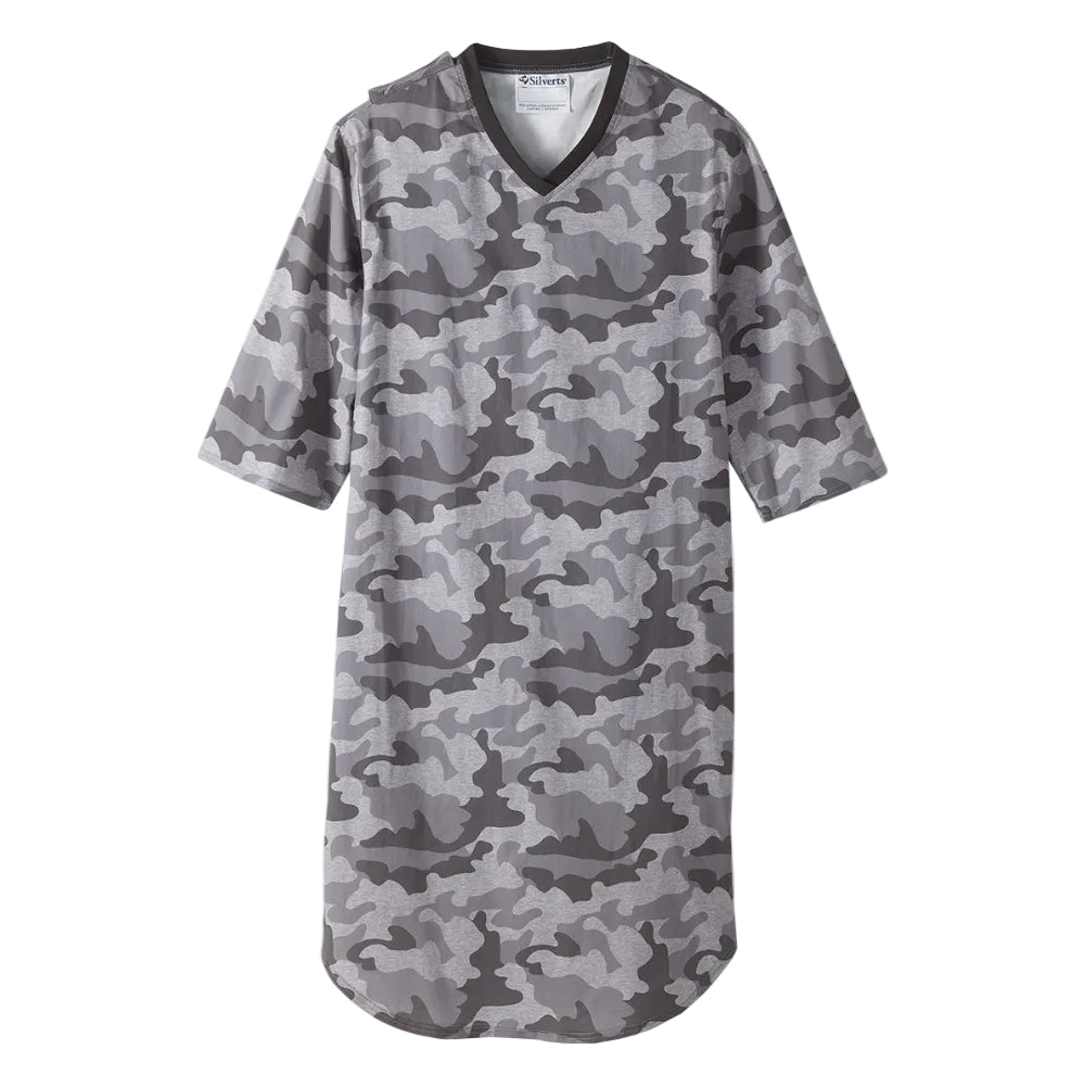 Men's Classic Open Back Nightgown