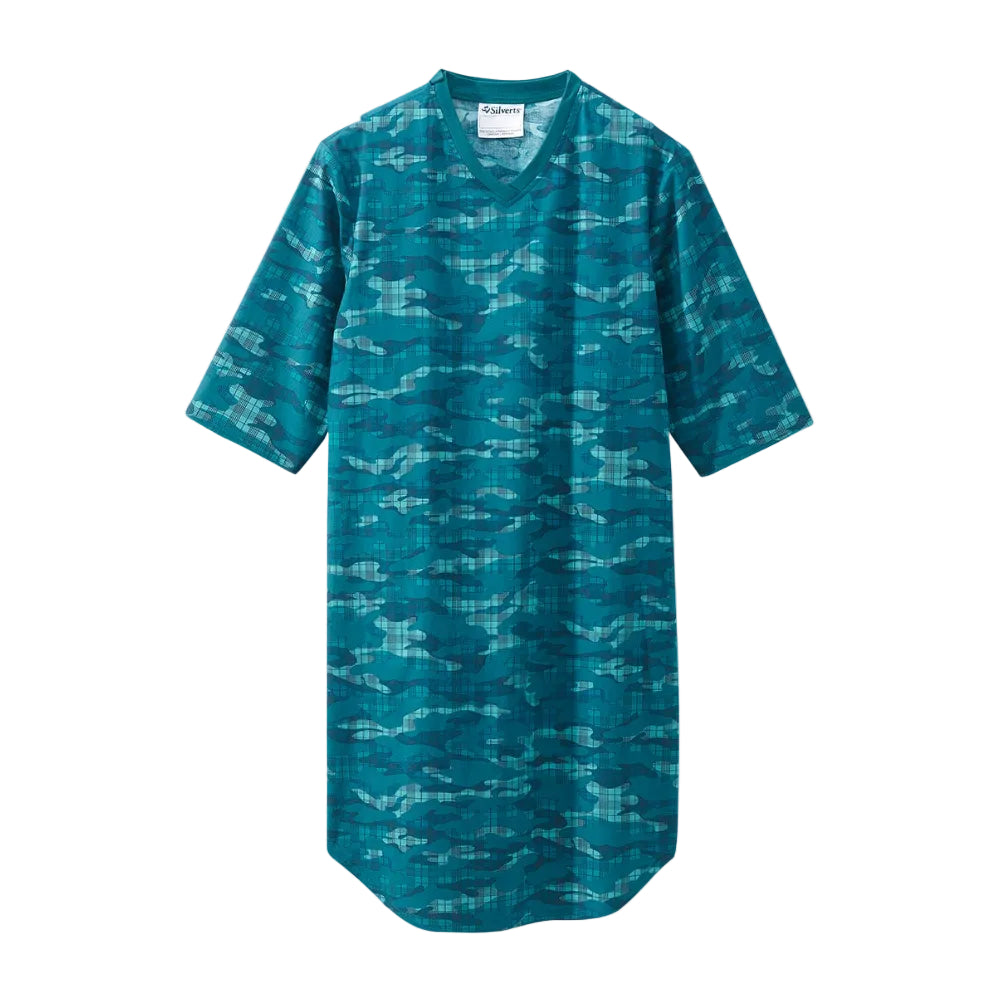 Men's Classic Open Back Nightgown