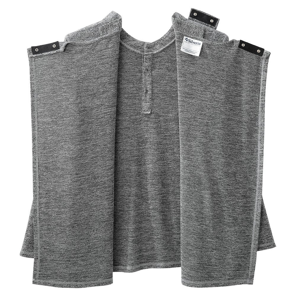 Men's Open Back Soft Henley Shirt