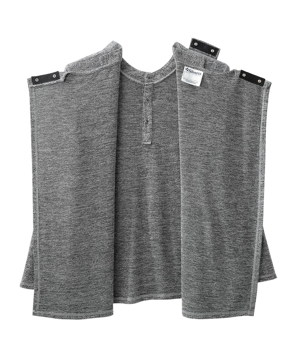 Men's Open Back Soft Henley Shirt