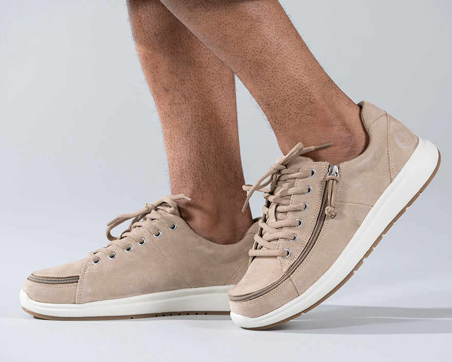 Men's Tan Suede BILLY Comfort Lows