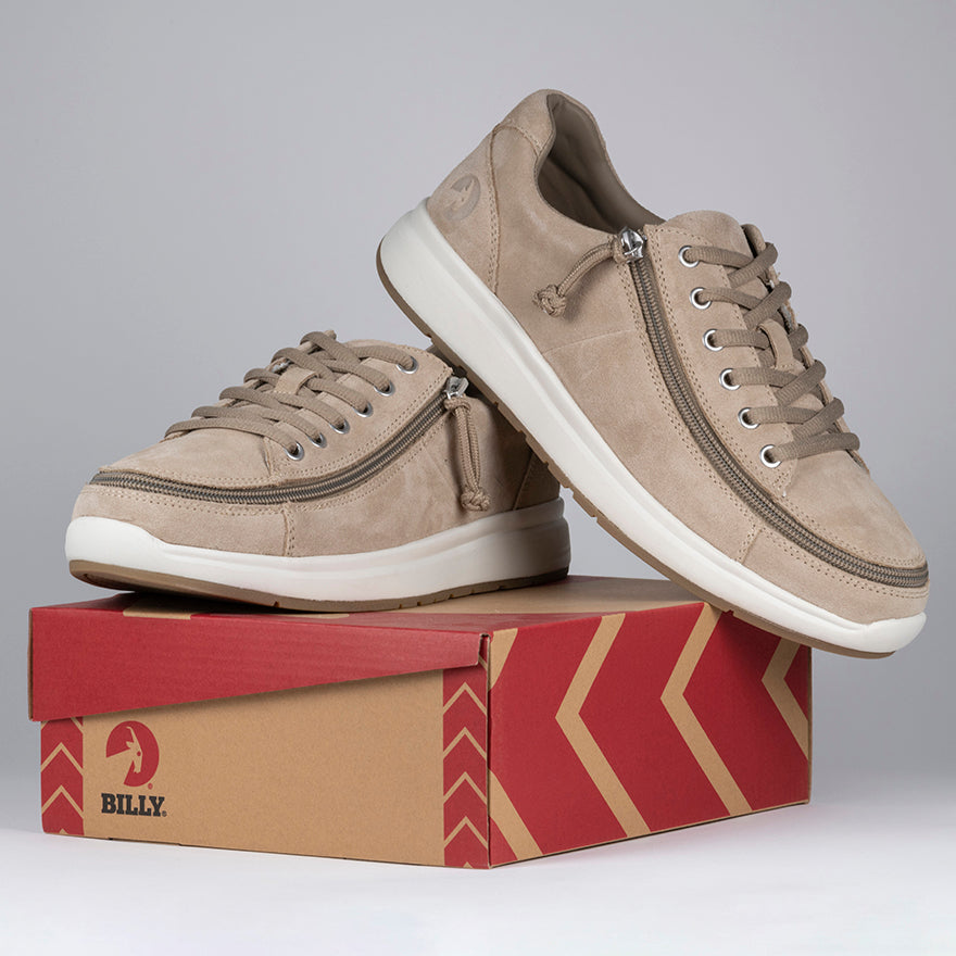 Men's Tan Suede BILLY Comfort Lows