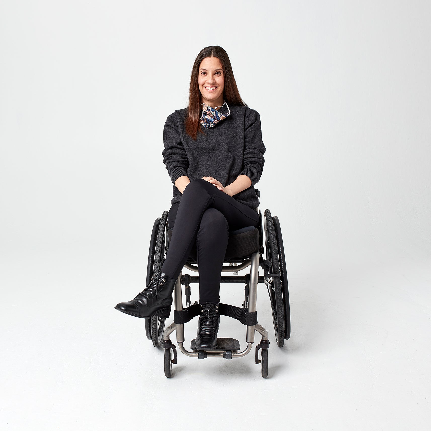 Women's Adaptive Seated Fit Pants - A New Day™ Black 4