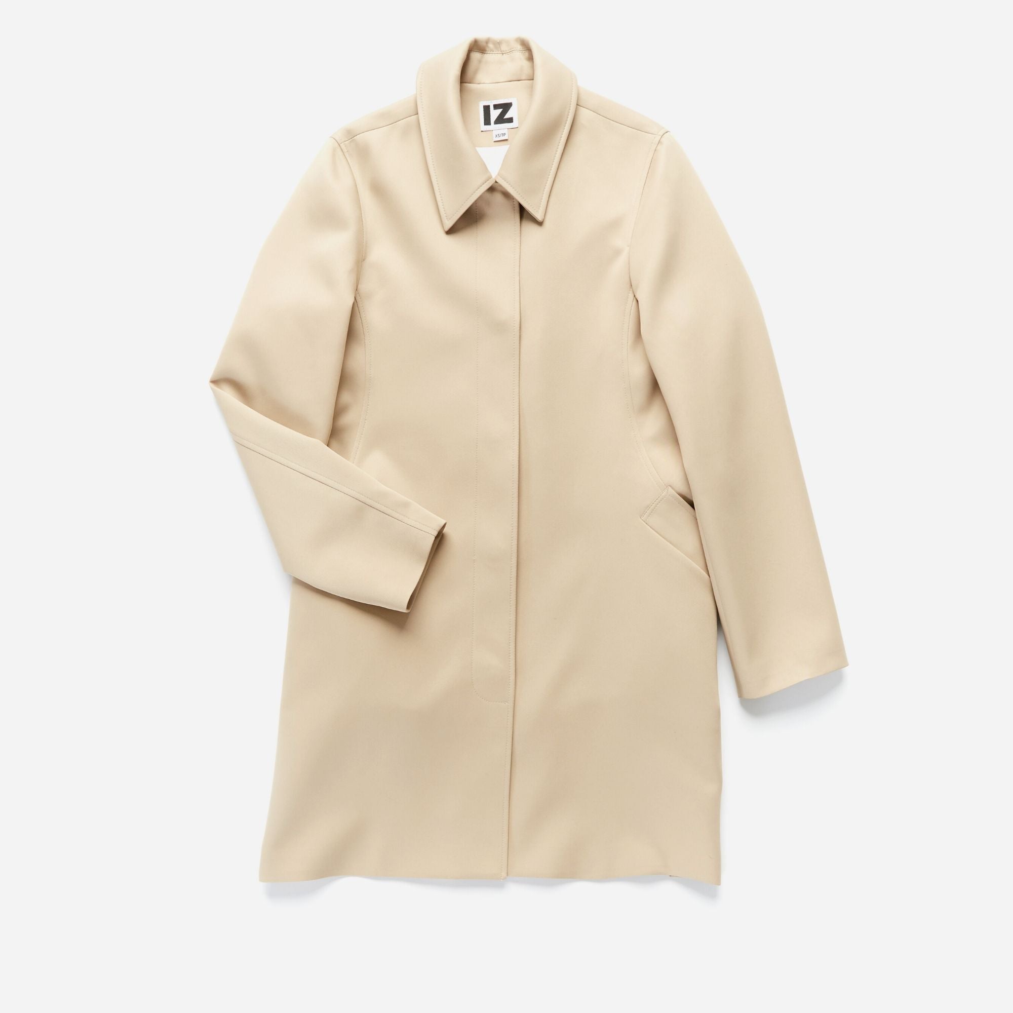 Women's Junction Trench Coat in a Standing Cut with Magnetic Closures | Made to Order