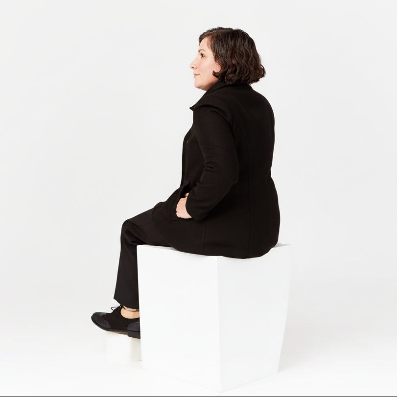 Women's Seated Peacoat with Magnetic Closure | Made to Order