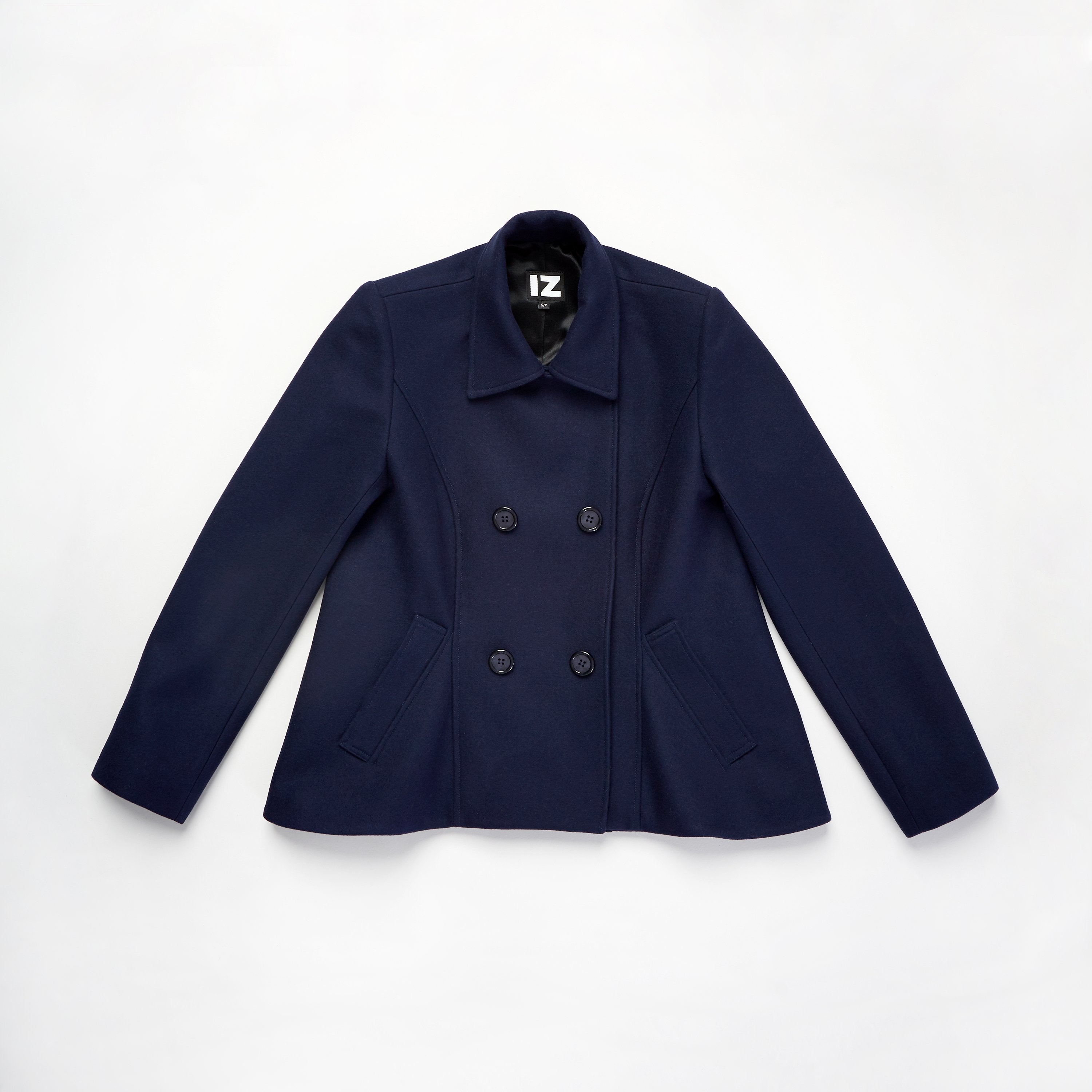 Seated Peacoat Magnetic Closure