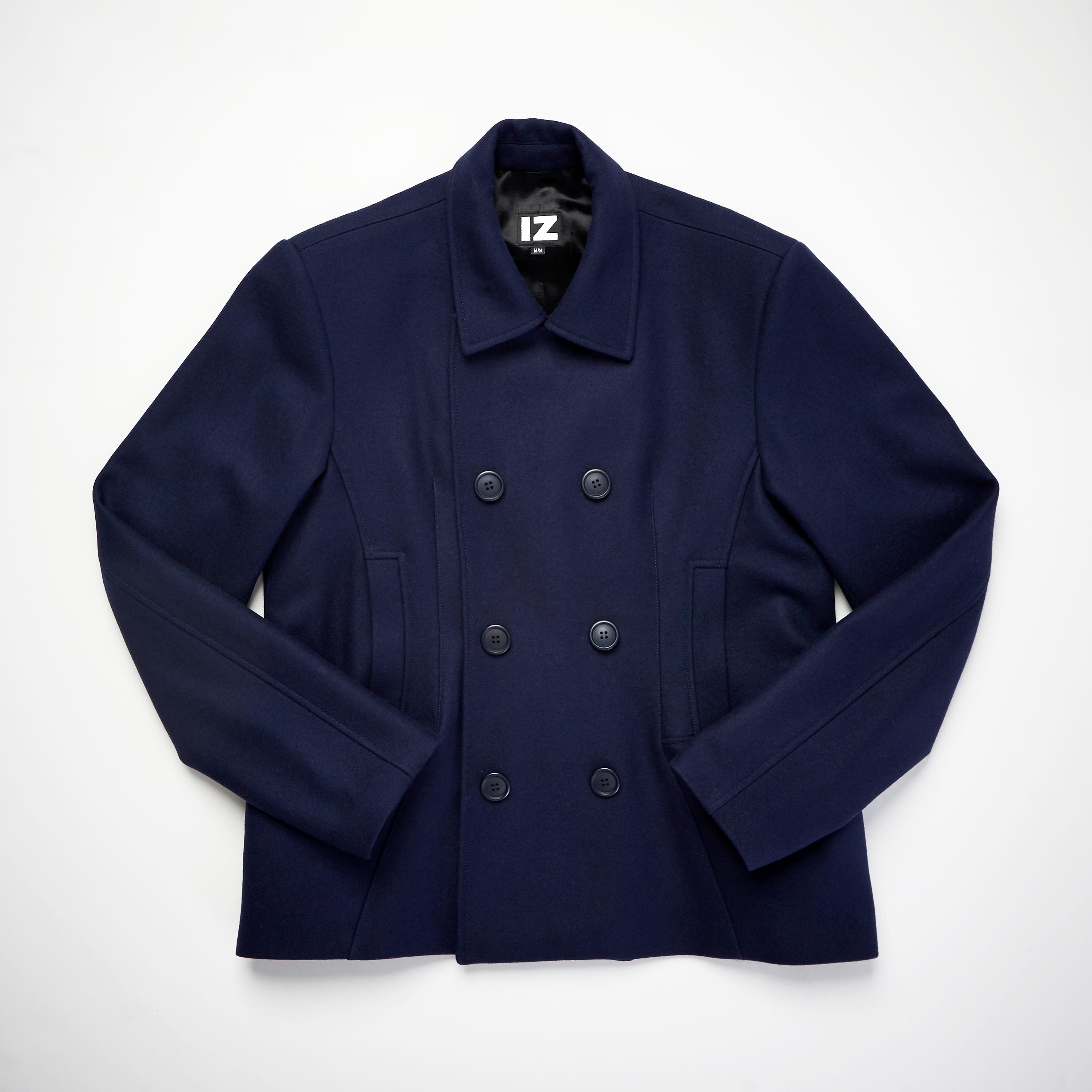 Seated Peacoat Magnetic Closure