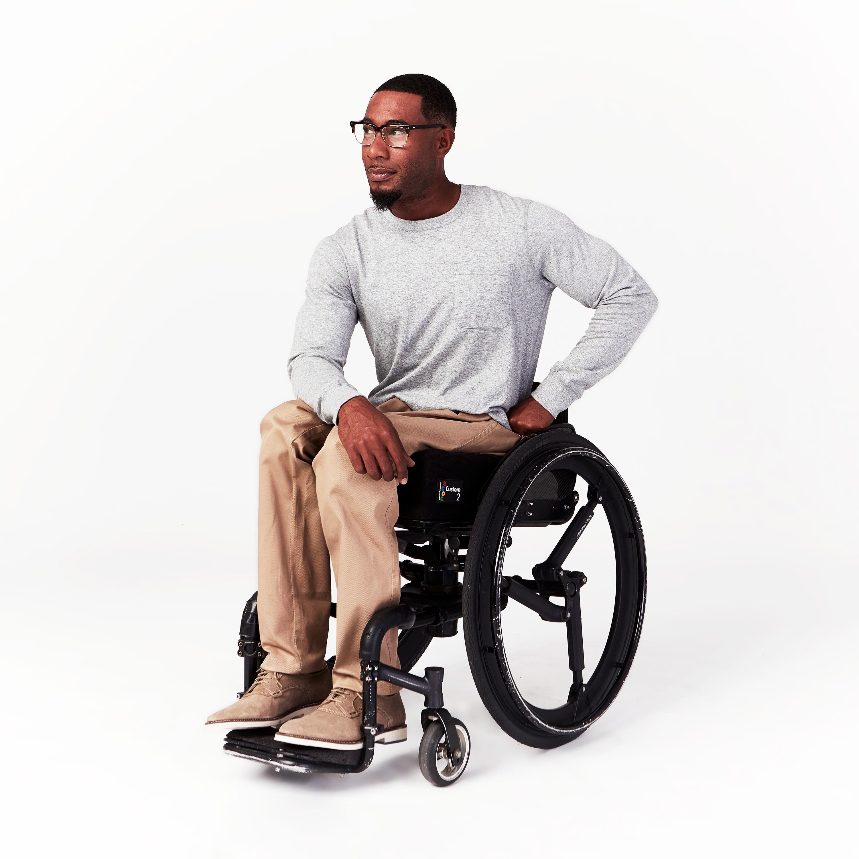 Men's Long Sleeve Adaptive T-Shirt - Clearance