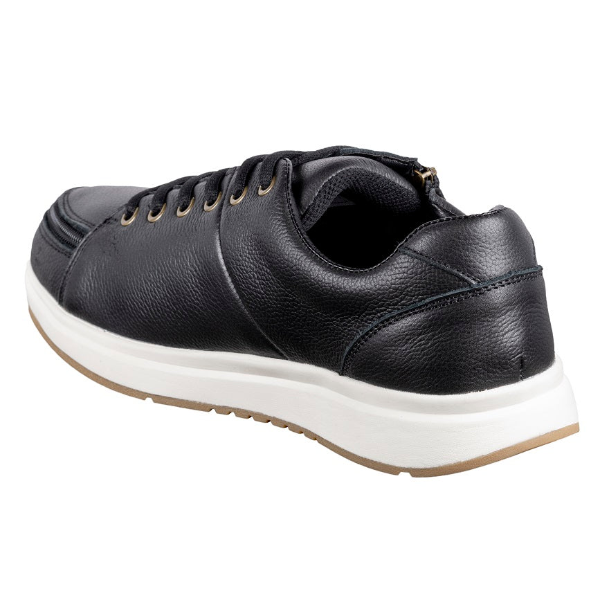 Men's Black Leather BILLY Comfort Lows