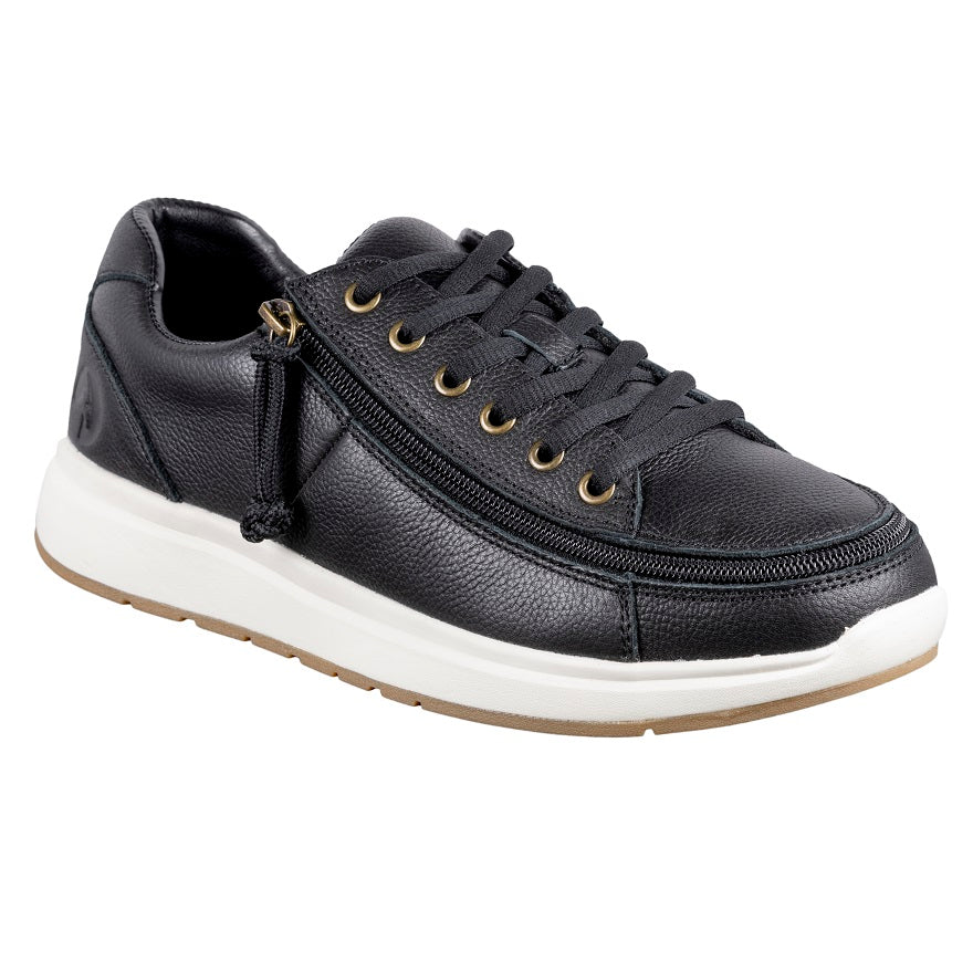 Men's Black Leather BILLY Comfort Lows