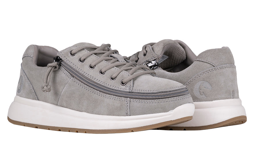 Women's Grey Suede BILLY Comfort Lows