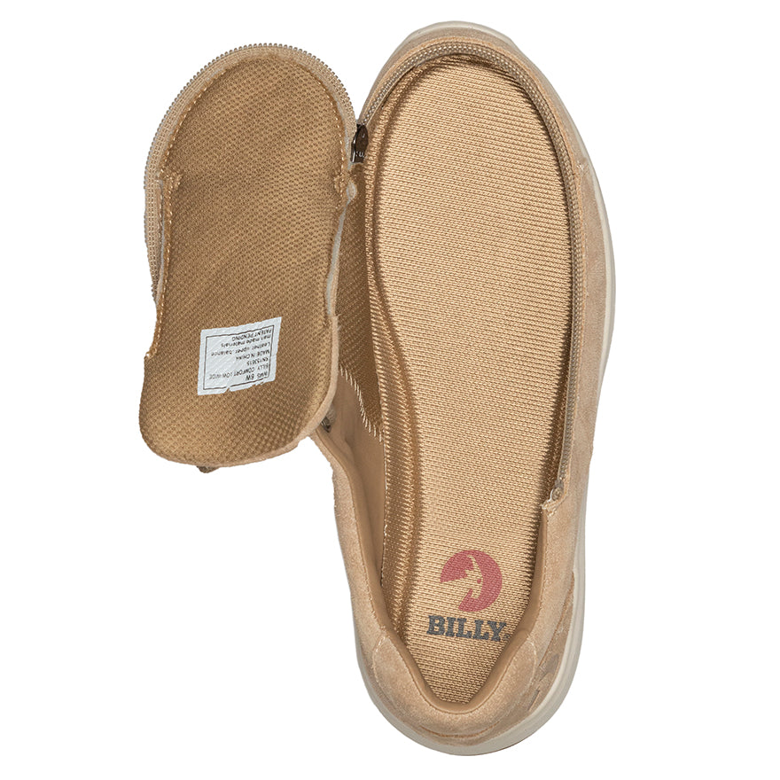 Women's Tan Suede BILLY Comfort Lows