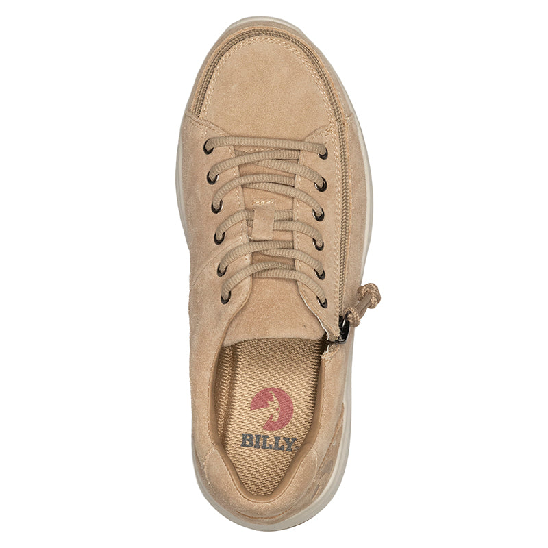 Women's Tan Suede BILLY Comfort Lows
