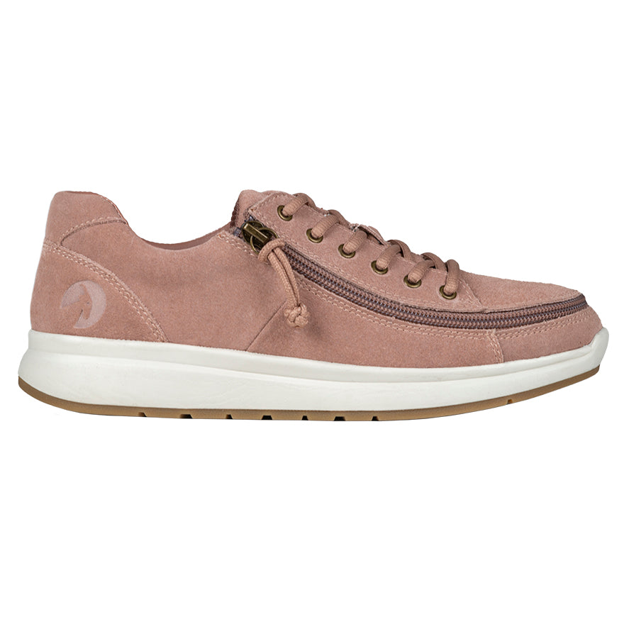 Women's Blush Suede BILLY Comfort Lows