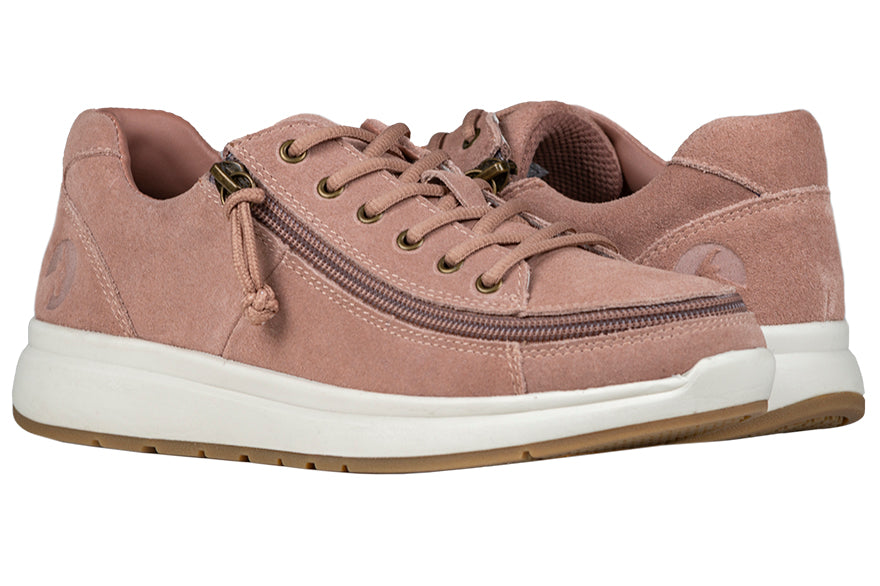 Women's Blush Suede BILLY Comfort Lows