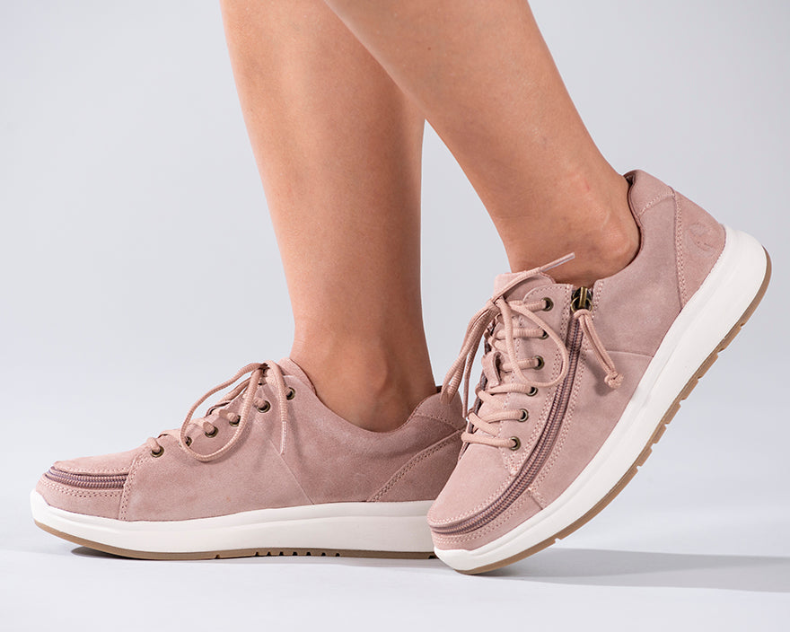 Women's Blush Suede BILLY Comfort Lows