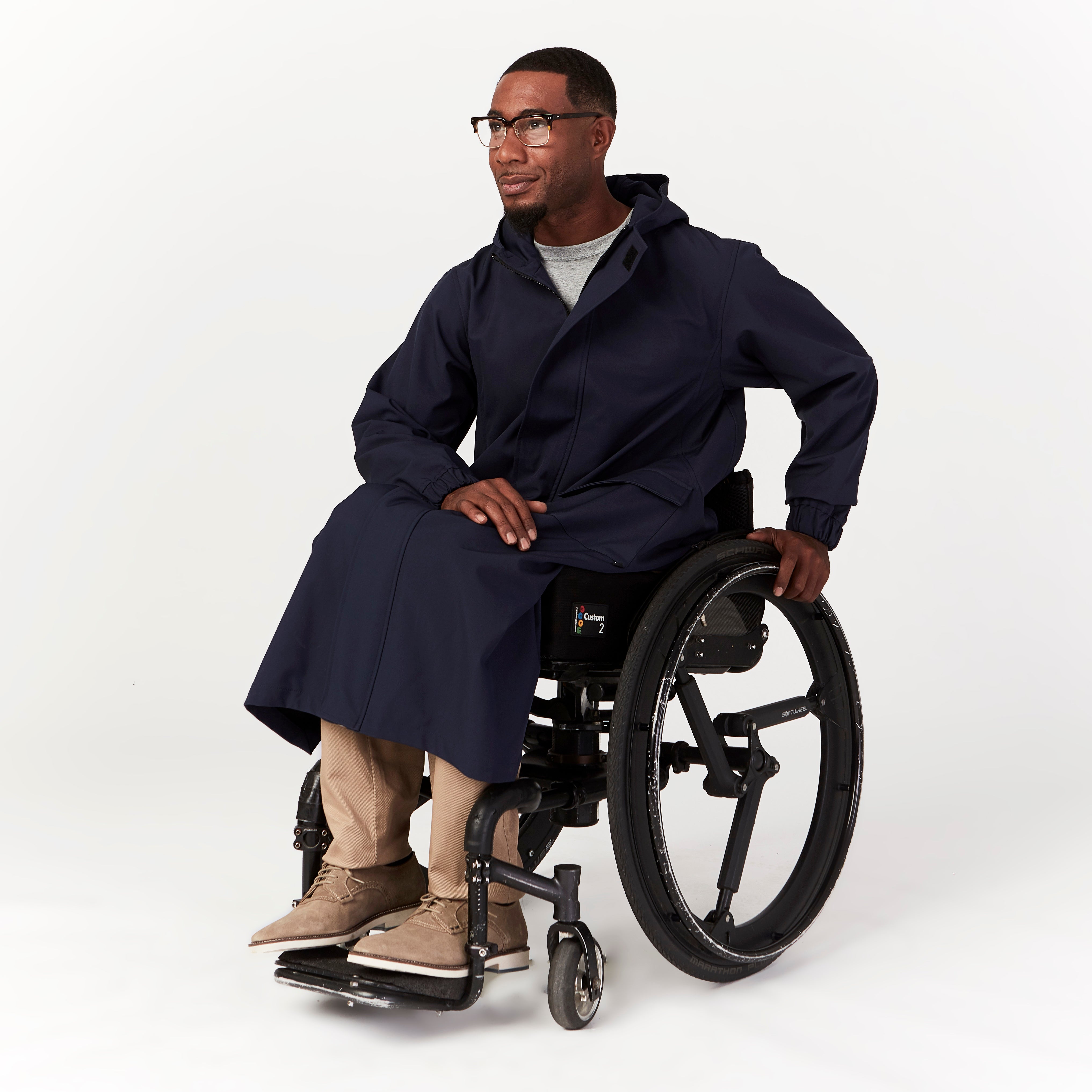 Non Gender Seated Rain Coat