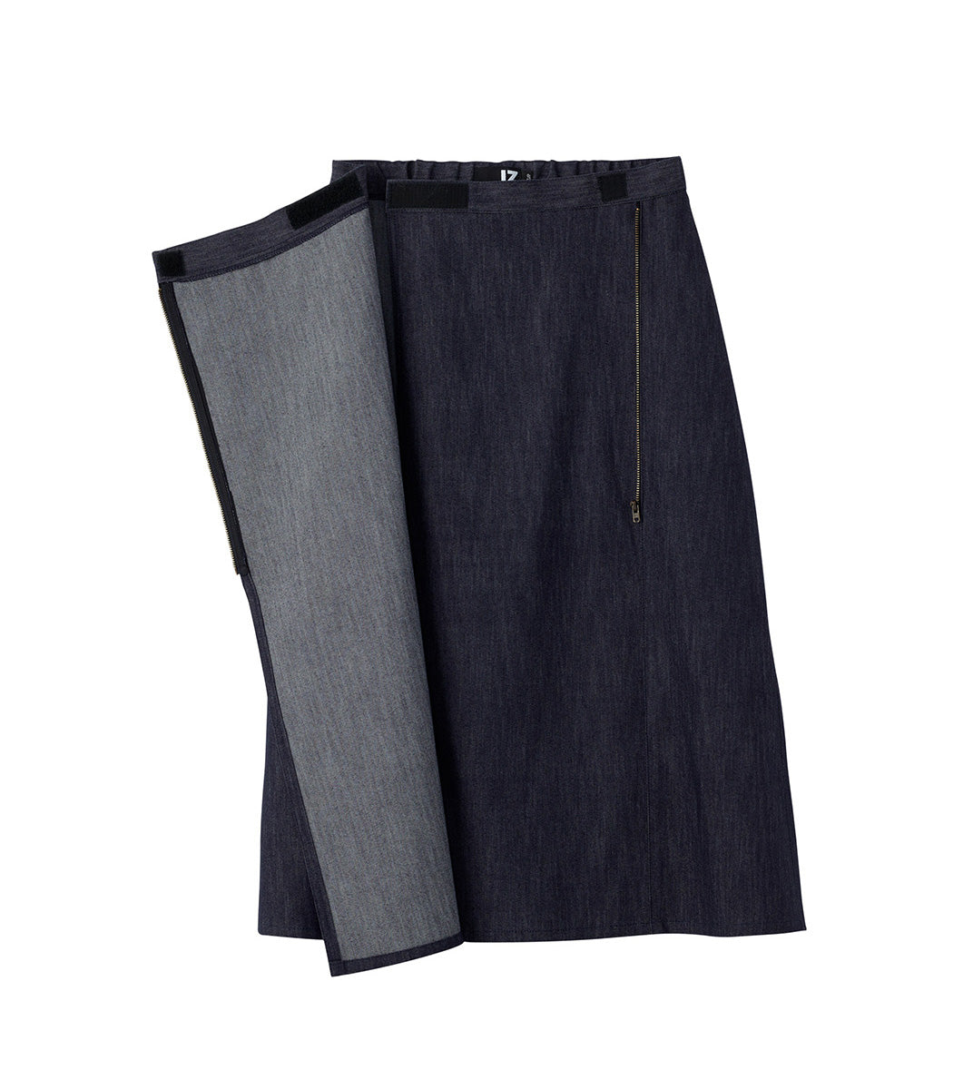 Women's Wrap Easy-Zip Denim Skirt