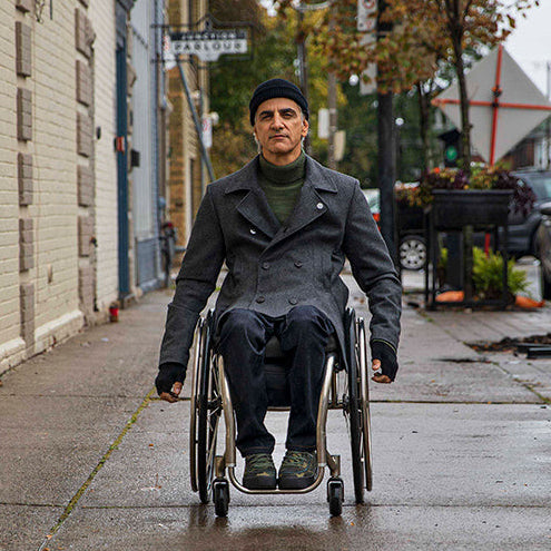 Men's Seated Peacoat with Magnetic Closure | Made to Order