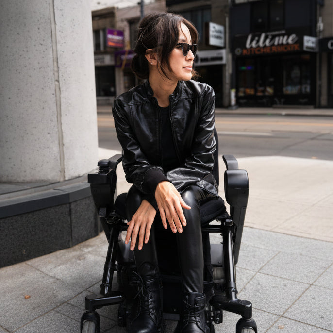 Women's Leather Bomber Jacket | Made to Order