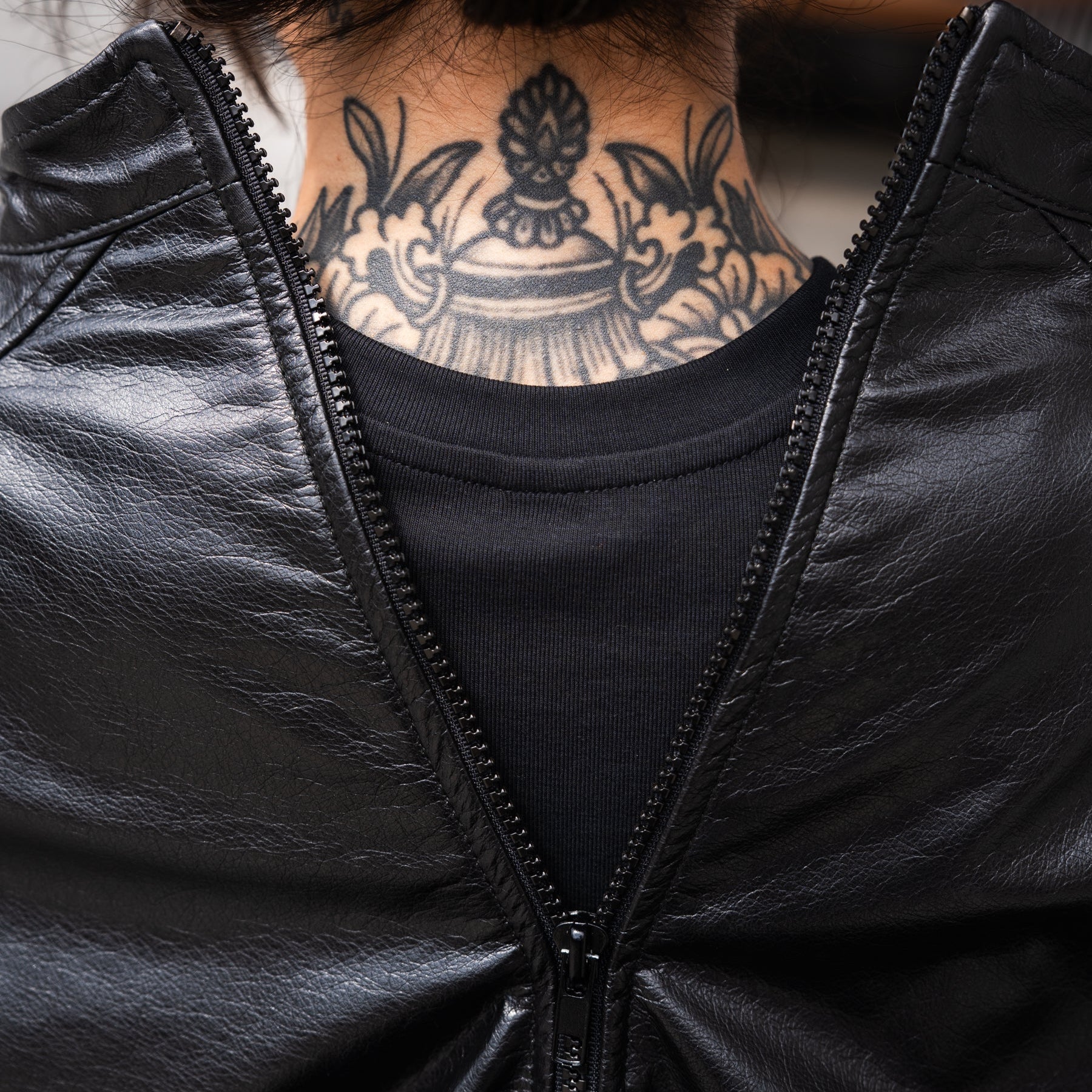 Women's Leather Bomber Jacket | Made to Order