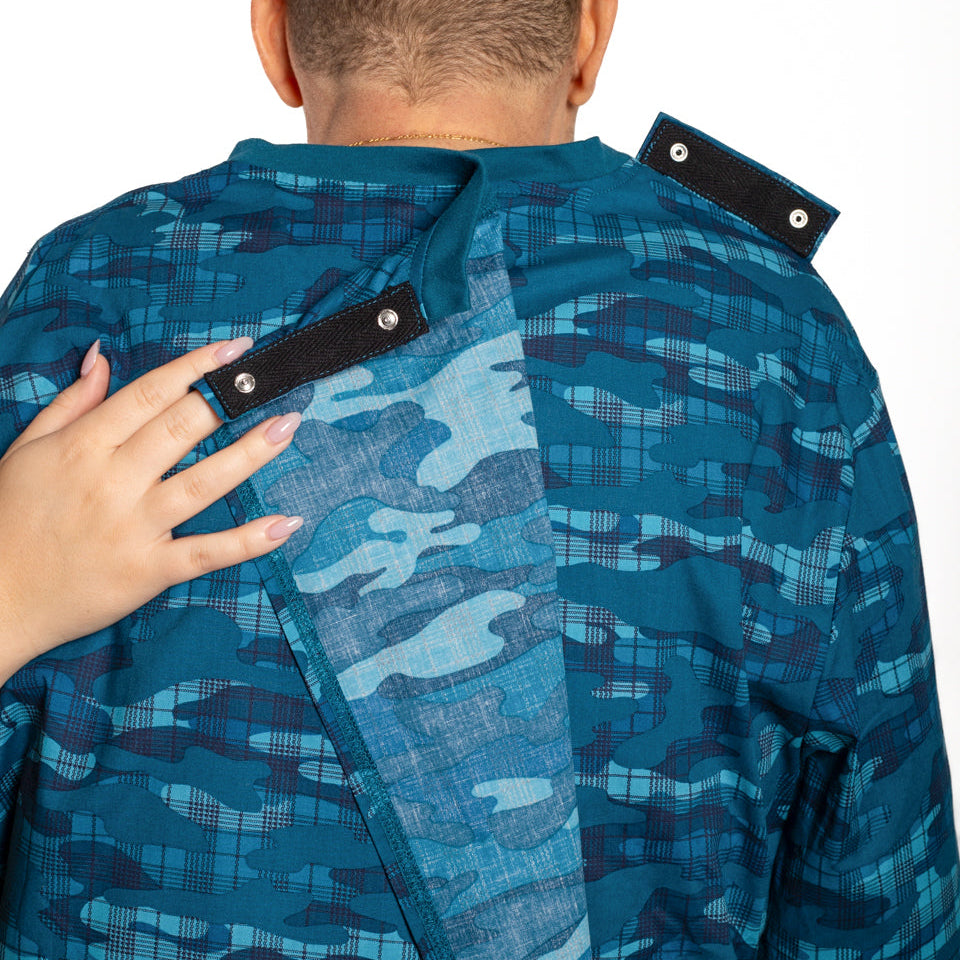 Men's Classic Open Back Nightgown