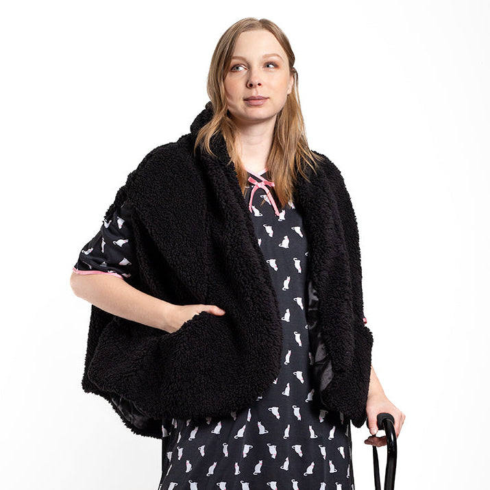 Women's Plush Shawl