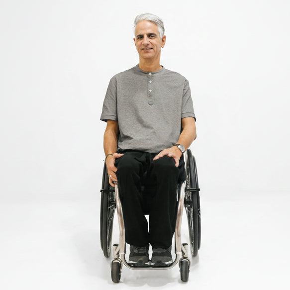 Men's Open Back Pants with Magnetic Fly