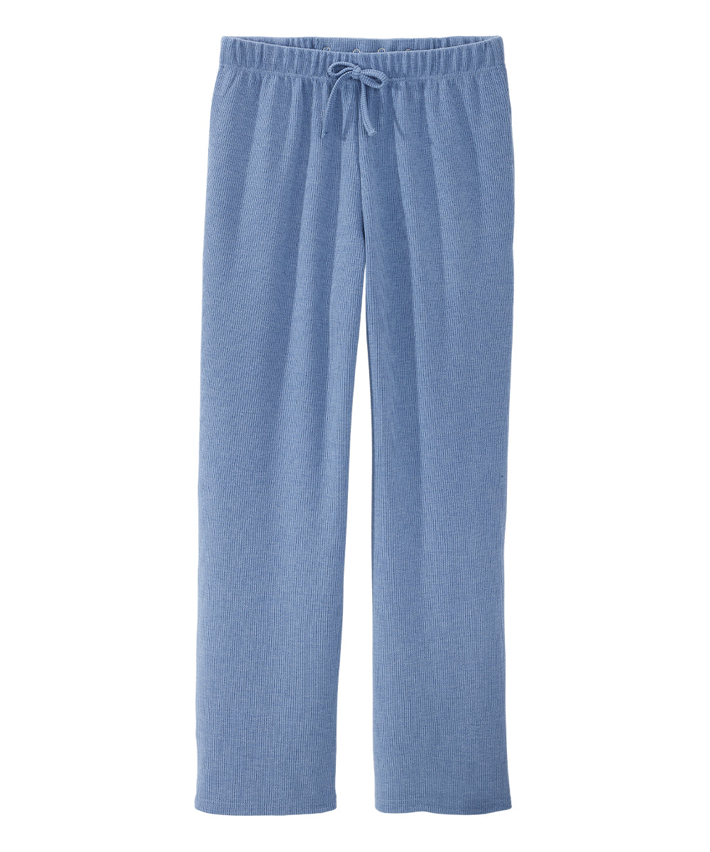 Women's Open Back Cozy Ribbed Pants