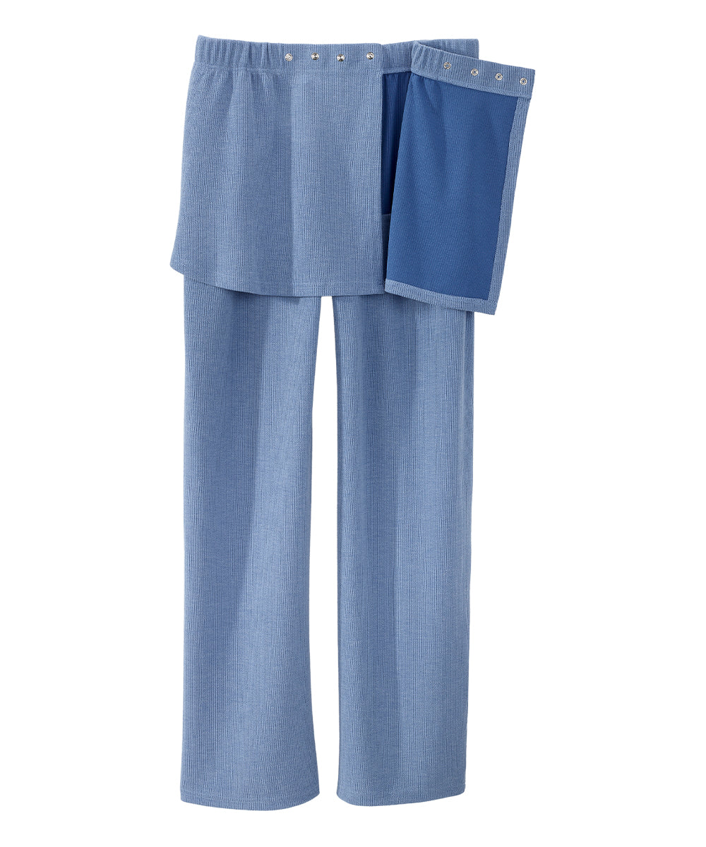 Women's Open Back Cozy Ribbed Pants