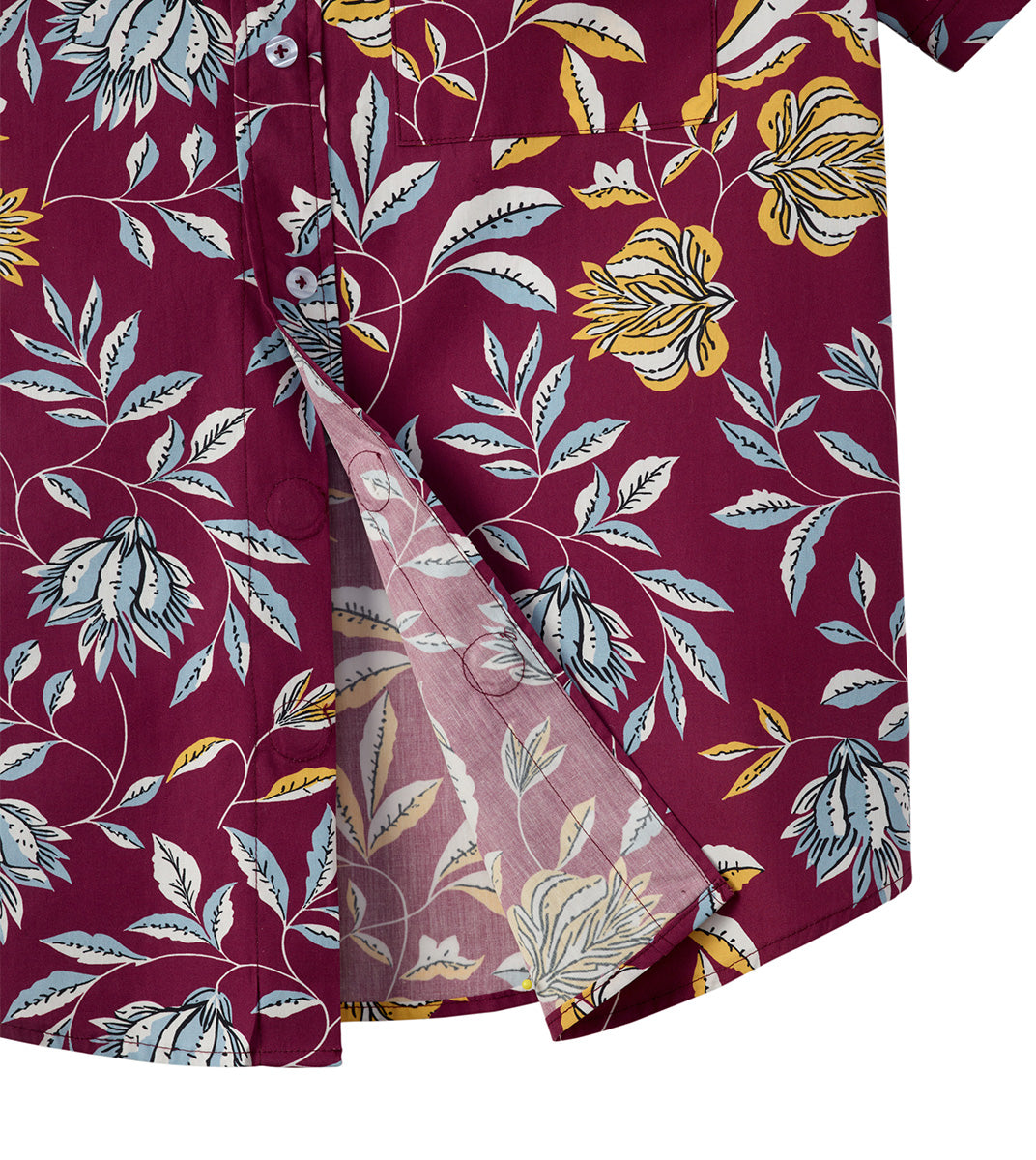 Men's Magnetic Button Poplin Shirt