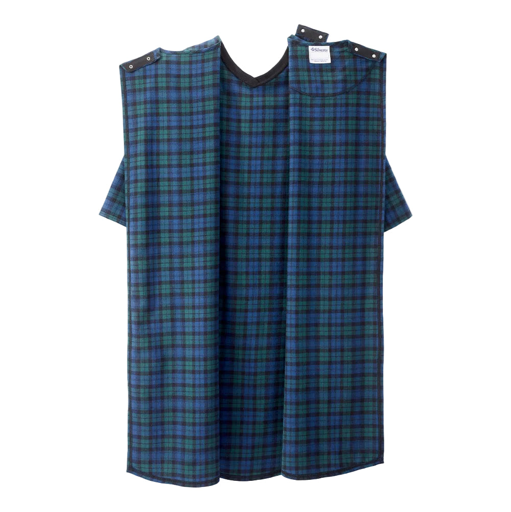 Men's Open Back Flannel Hospital Gown
