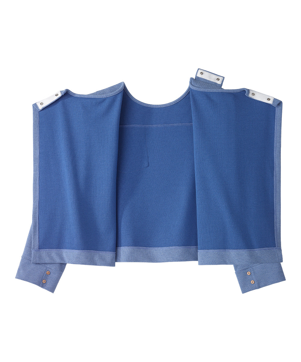 Women's Open Back Cozy Ribbed Top