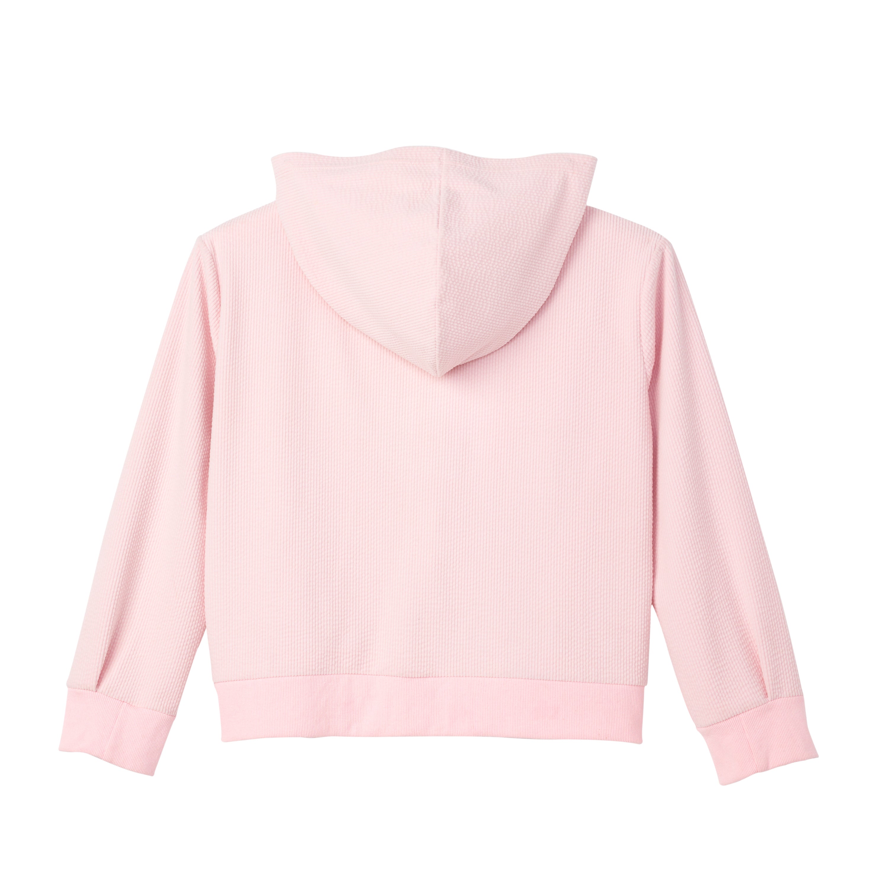 Women's Magnetic Button Rib Hoodie