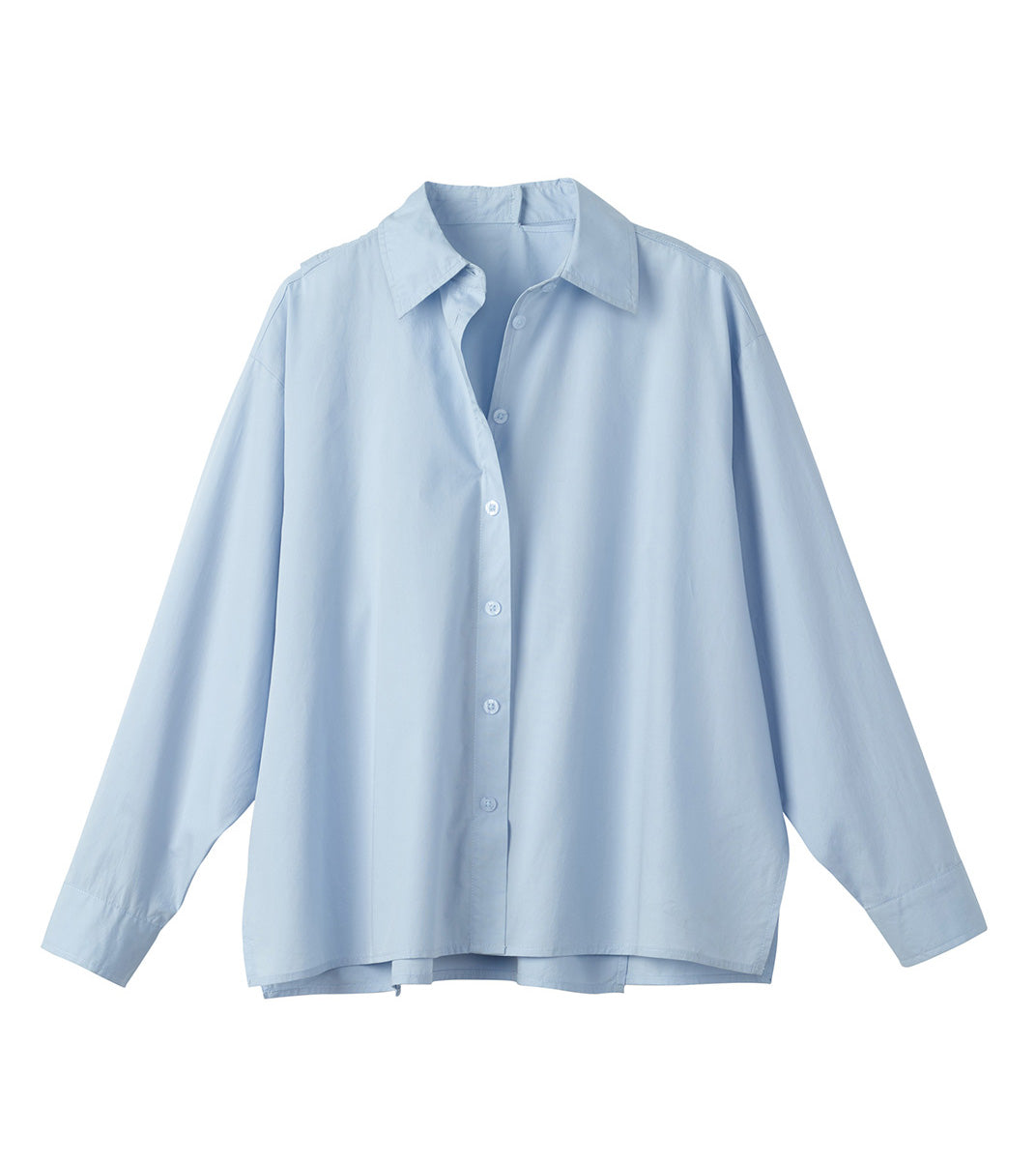 Women’s Open Back Relaxed Button Shirt